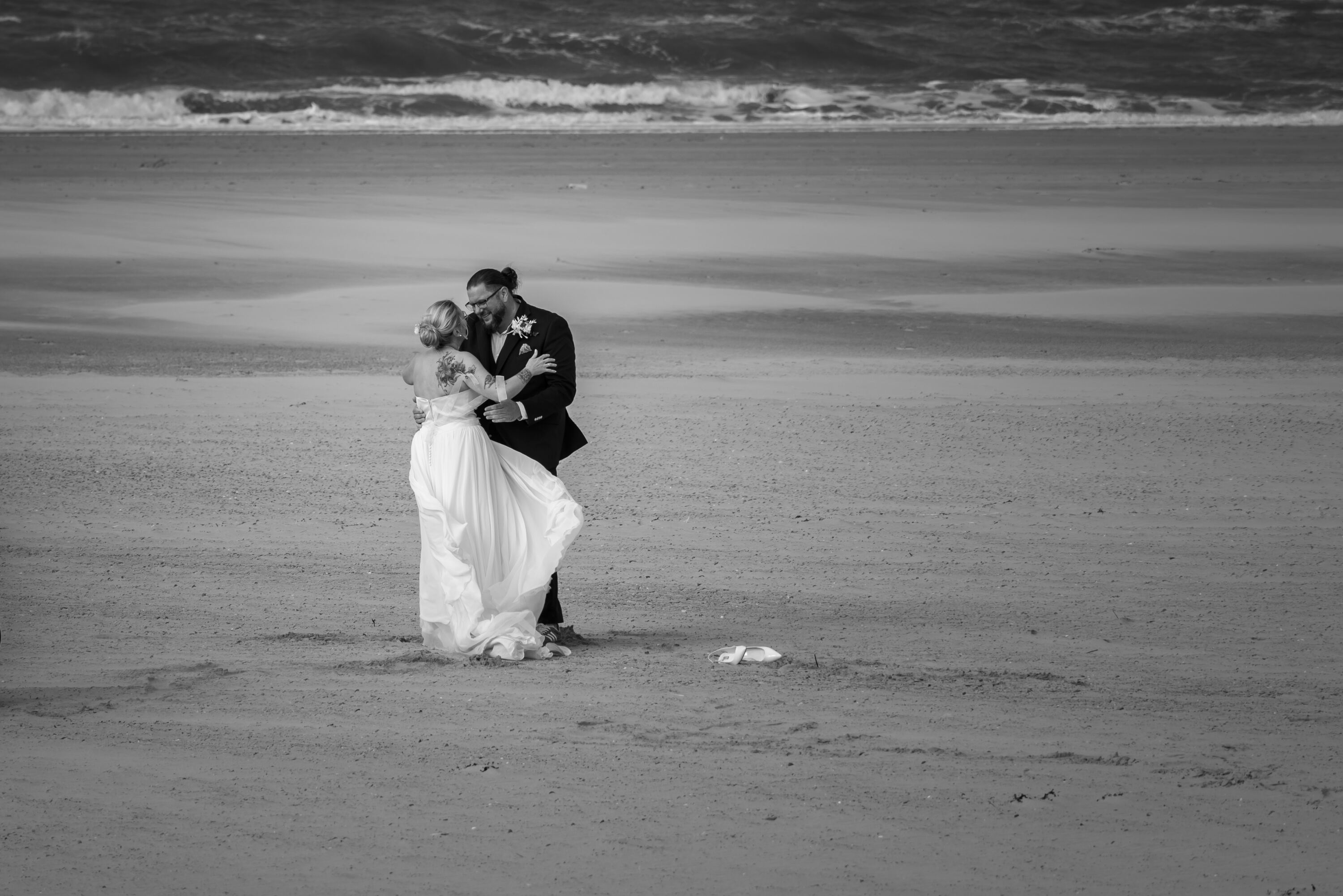 trouwen in Renesse op het strand