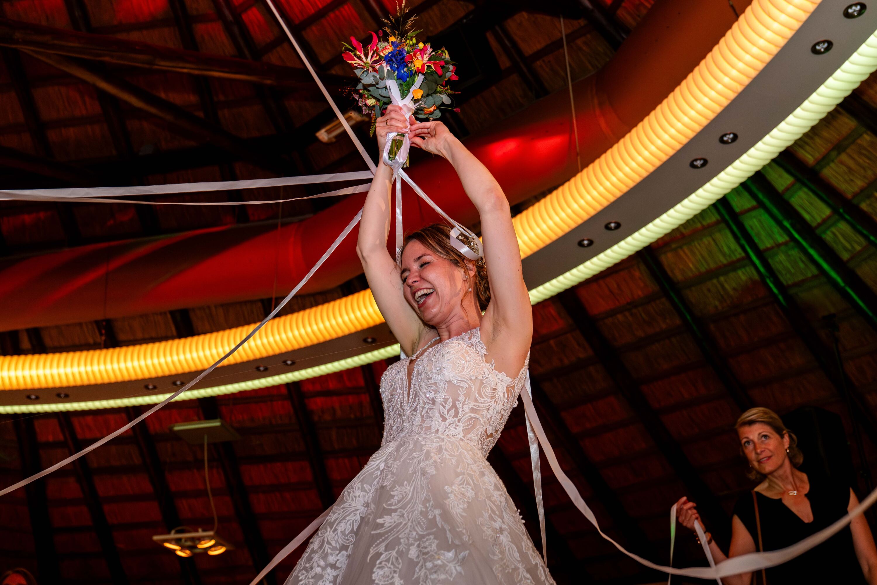 Bruiloftsfeest fotografie