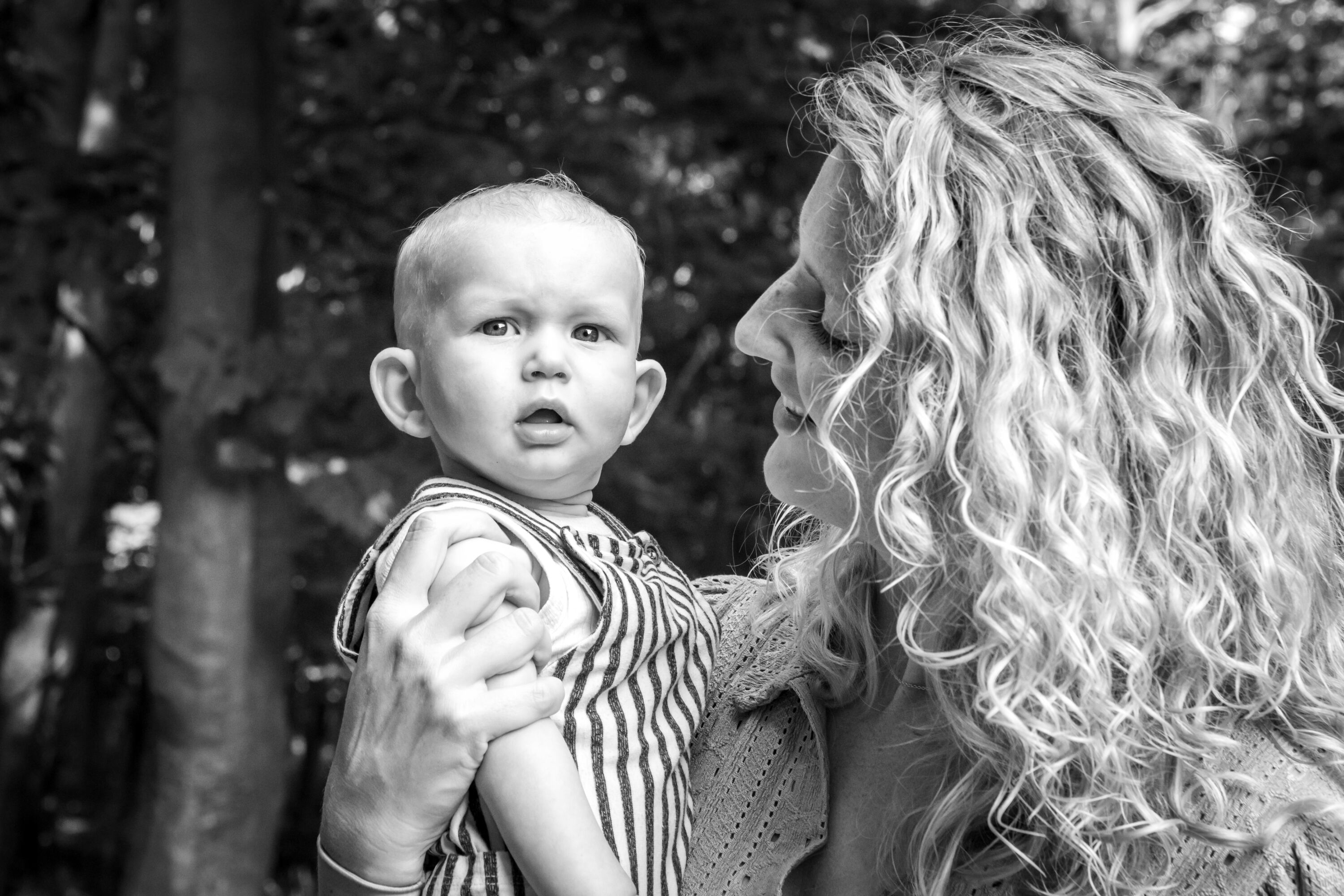 Fotoshoot klein gezin in het bos, Haamstede
