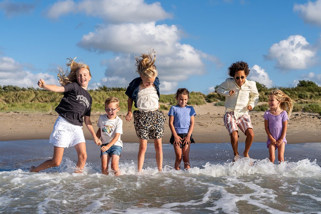 gezinsfotoshoot bij de Brouwersdam in renesse